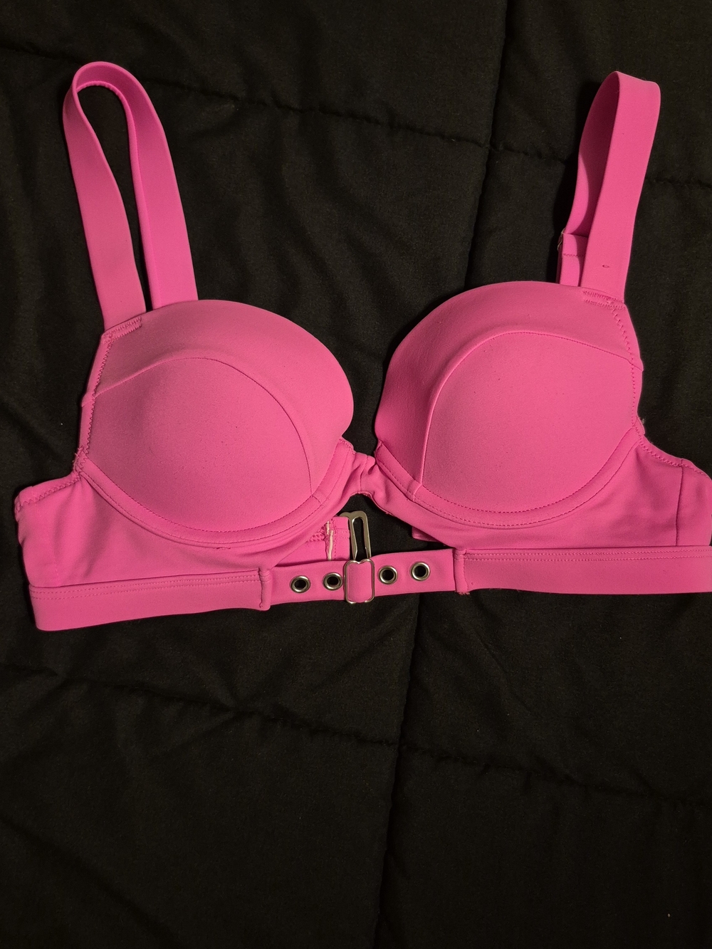 B32 Lasenza Bright Hot Pink Push-Up Bikini